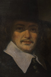Dutch school: Portrait of a gentleman, oil on canvas, 17th C.