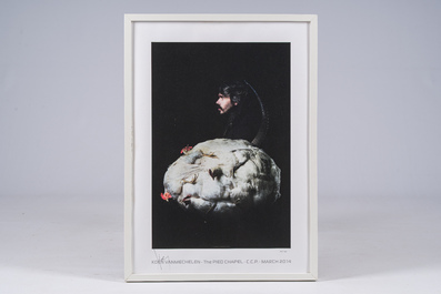 Koen Vanmechelen (1965): 'The Pied Chapel - C.C.P. - March 2014', serigraph in colours, ed. 10/100, dated 2014