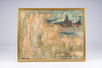 M&eacute;dard II Tytgat (1916-1997): Landscape, oil on canvas, dated (19)67