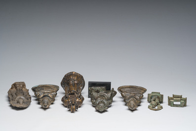 A varied collection of Asian figures of Buddhist deities, a.o. Thailand, Burma, India, etc., 10th C. and later