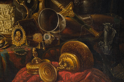 Abraham Anne van de Kasteele (1814&ndash;1893): The antique dealer, oil on canvas, dated 1844