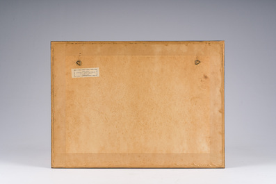 Claude Lyr (Claude Vanderhaeghe, 1916-1995): 'Envo&ucirc;tement', etching, dated 1960