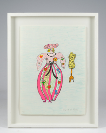 Niki de Saint Phalle (1930&ndash;2002): 'Le Mannequin et la modiste', lithograph in colours, ed. 131/250, (1993)