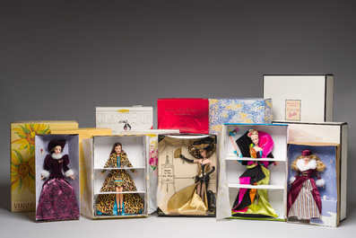 Thirteen various Barbie dolls in their original boxes, Mattel, dated 1996-2000