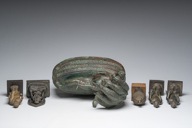 A varied collection of Asian figures of Buddhist deities, a.o. Thailand, Burma, India, etc., 10th C. and later
