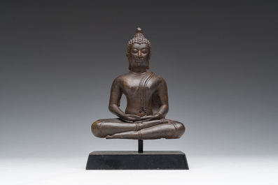 A Thai bronze Buddha, Ayutthaya period, 15th/16th C.