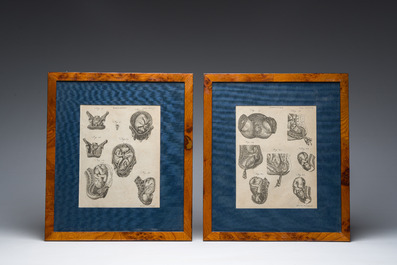 Andrew Bell (1726-1809): Eight copper engravings relating to human anatomy from the 'Encyclopaedia Britannica'