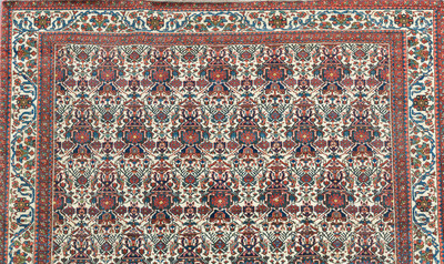 Four oriental rugs, a.o. Tabriz, Sarouk and Hamadan/Nahavand rugs with floral and geometric design, wool and cotton, 20th C.