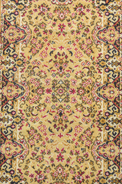 Four oriental rugs, a.o. a Turkish Kelim (Kilim) rug with geometric design, wool and cotton, 20th C.