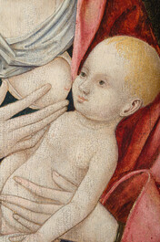 Flemish school, circle of the workshop of Rogier van der Weyden (1399/1400-1464): Madonna and Child, oil on panel, ca. 1500