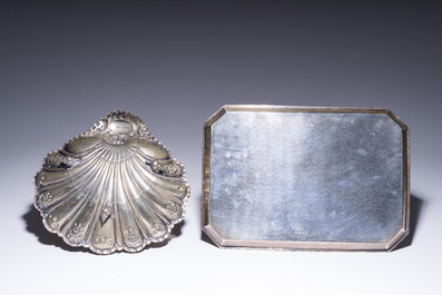 A varied collection of English silver and silver-plated tableware, 19th/20th C.