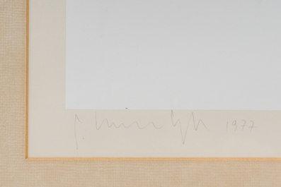 Belgian school: Five various graphic works, 20th C.