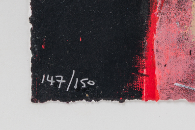 Herman Brood (1946-2001): 'Schakers', serigraph in colours, ed. 147/150
