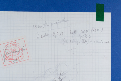 Panamarenko (Henry Van Herwegen, 1940-2019): 'Pepto Bismo', multiple, ed. EA, (1993)