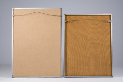 European school: Five various graphic works, 20th C.