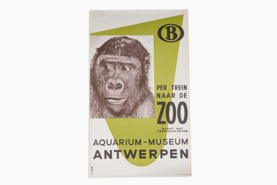 Two posters promoting the Antwerp Zoo, 20th C.