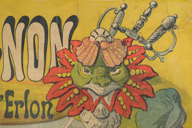 A 'Maison Peignon - 1, Rue d'Erlon, Nantes - Costumes for cavalcades &amp; soir&eacute;es' poster, Gu&eacute;neux Fr&egrave;res, early 20th C.