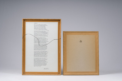 Belgian school: Five various graphic works, 20th C.