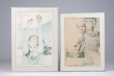 European school: Five various graphic works, 20th C.