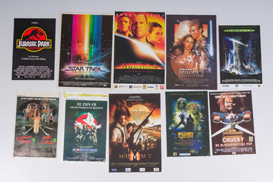 A particularly extensive collection of posters relating to horror, science fiction and adventure films, 20th/21st C.