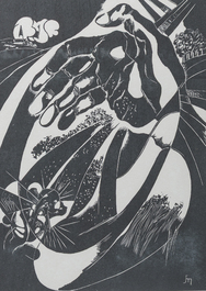 Belgian school: Five various graphic works, 20th C.