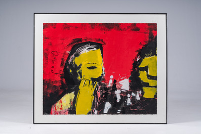 Herman Brood (1946-2001): 'Schakers', serigraph in colours, ed. 147/150