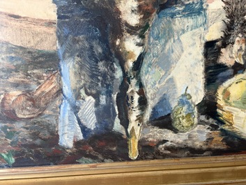 Albert Saverys (1886&ndash;1964): Still life with game birds, oil on canvas