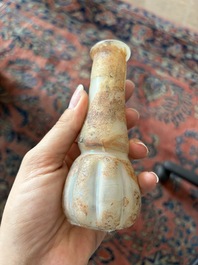 Nine small glass vases and bottles, Roman period and later