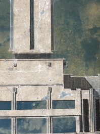 Jean Robert Vanhoenacker (1875-1958): Design for the 'Botanique Palace' in Brussels, mixed media on paper marouflated on board, dated (19)34