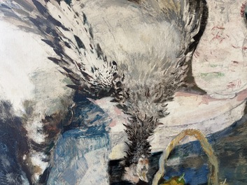 Albert Saverys (1886&ndash;1964): Still life with game birds, oil on canvas