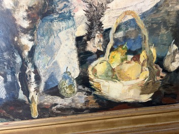 Albert Saverys (1886&ndash;1964): Still life with game birds, oil on canvas