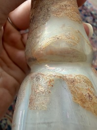 Nine small glass vases and bottles, Roman period and later
