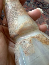 Nine small glass vases and bottles, Roman period and later