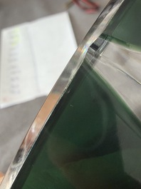 A varied and interesting collection of partly coloured overlay cut crystal, mainly Val Saint Lambert, 20th C.