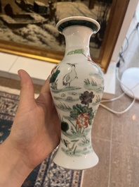 A varied collection of Chinese famille rose and famille verte porcelain, 19th/20th C.