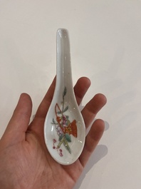A varied collection of Chinese famille rose, qianjiang cai and iron-red porcelain, 19th/20th C.