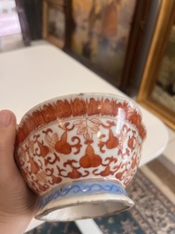 A varied collection of Chinese famille rose, qianjiang cai and iron-red porcelain, 19th/20th C.