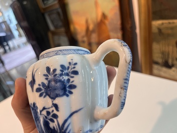 A varied collection of Chinese famille rose, famille verte and blue and white porcelain, 18th C. and later