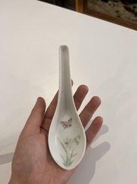 A varied collection of Chinese famille rose, qianjiang cai and iron-red porcelain, 19th/20th C.