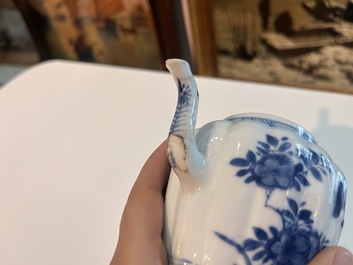 A varied collection of Chinese famille rose, famille verte and blue and white porcelain, 18th C. and later