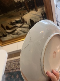 A varied collection of Chinese famille rose and famille verte porcelain, 19th/20th C.