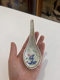 A varied collection of Chinese famille rose, qianjiang cai and iron-red porcelain, 19th/20th C.