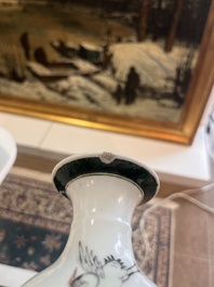A varied collection of Chinese famille rose and famille verte porcelain, 19th/20th C.