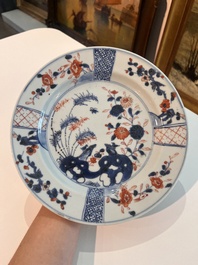 A varied collection of Chinese famille rose, famille verte and blue and white porcelain, 18th C. and later