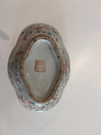 A varied collection of Chinese famille rose, qianjiang cai and iron-red porcelain, 19th/20th C.