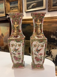 A varied collection of Chinese famille rose and famille verte porcelain, 19th/20th C.