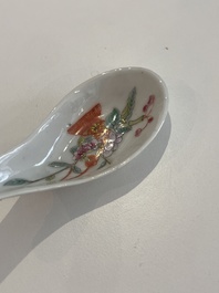 A varied collection of Chinese famille rose, qianjiang cai and iron-red porcelain, 19th/20th C.