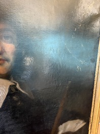 Dutch school: Portrait of a gentleman, oil on canvas, 17th C.