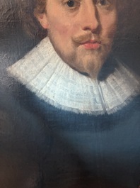 Flemish school: Portrait of a gentleman, presumably Laurent Thibault, oil on canvas, 17th C.