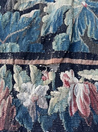 An impressive Flemish wall tapestry with ornamental birds in a paradisiacal castle garden, Oudenaarde or Brussels, 17th C.